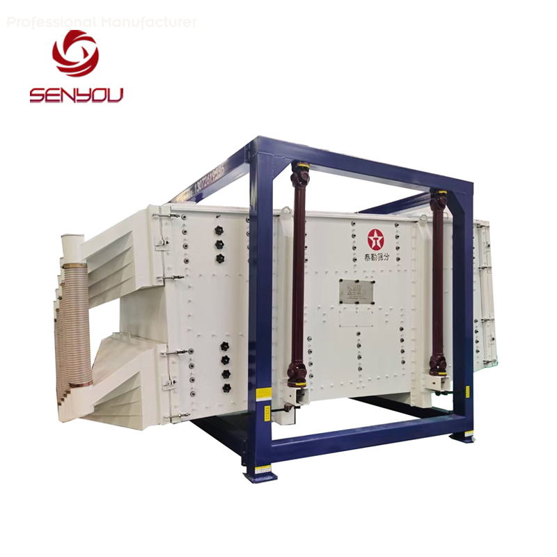 Senyou self cleaning square tumbler sieve for silica sand sizing - Image 2