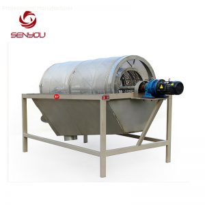 Senyou rotary drum vibrating sifter for organic fertilizer